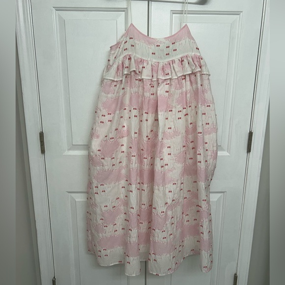 Sister Jane Pink and White Midi Dress - Picture 5 of 13